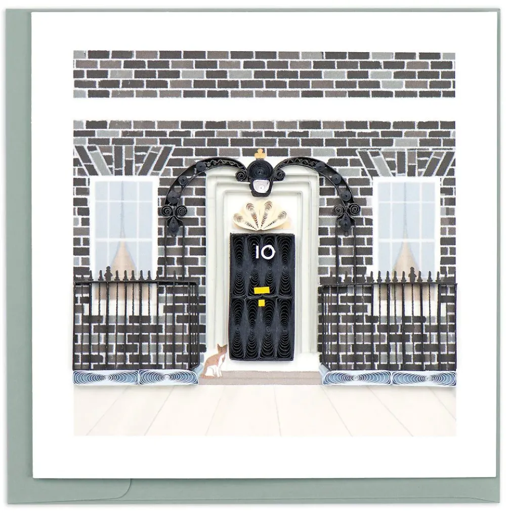Greeting Cards|10 Downing Street Quilled Greeting Card