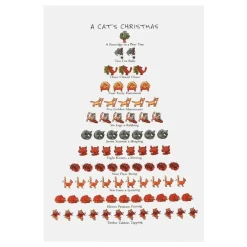 Tea Towels|A Cat's Christmas Tea Towel