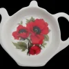 Tea Bag Holders & Squeezers|Adderley Ceramics Autumn Poppy Tea Tidy