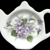 Tea Bag Holders & Squeezers|Adderley Ceramics Wild Violet Tea Tidy