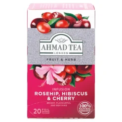 Ahmad Tea Ahmad Tea|Ahmad Rosehip, Hibiscus & Cherry Herbal 20s