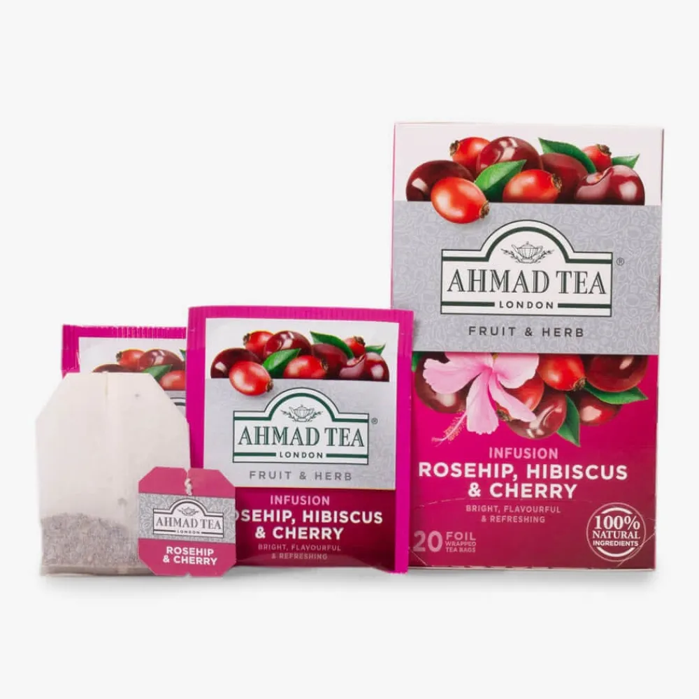 Ahmad Tea Ahmad Tea|Ahmad Rosehip, Hibiscus & Cherry Herbal 20s