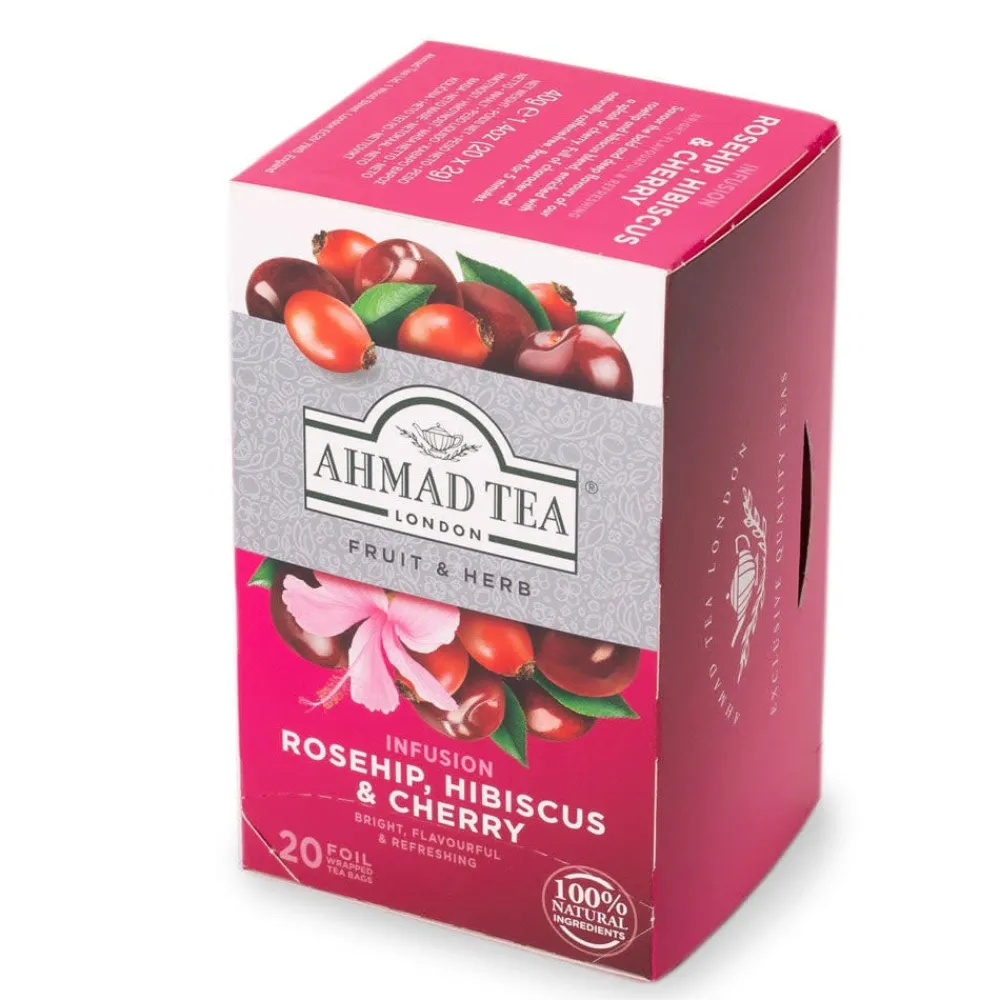 Ahmad Tea Ahmad Tea|Ahmad Rosehip, Hibiscus & Cherry Herbal 20s