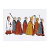 Home Accents|Alison Gardiner Cathedral Procession Fridge Magnet