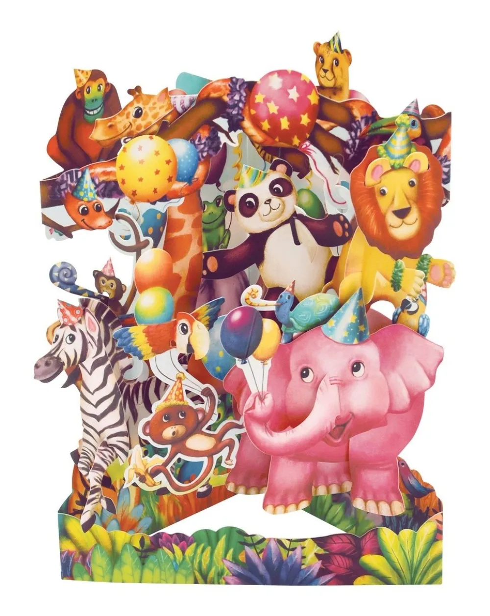 Greeting Cards|Animal Party Swing Card
