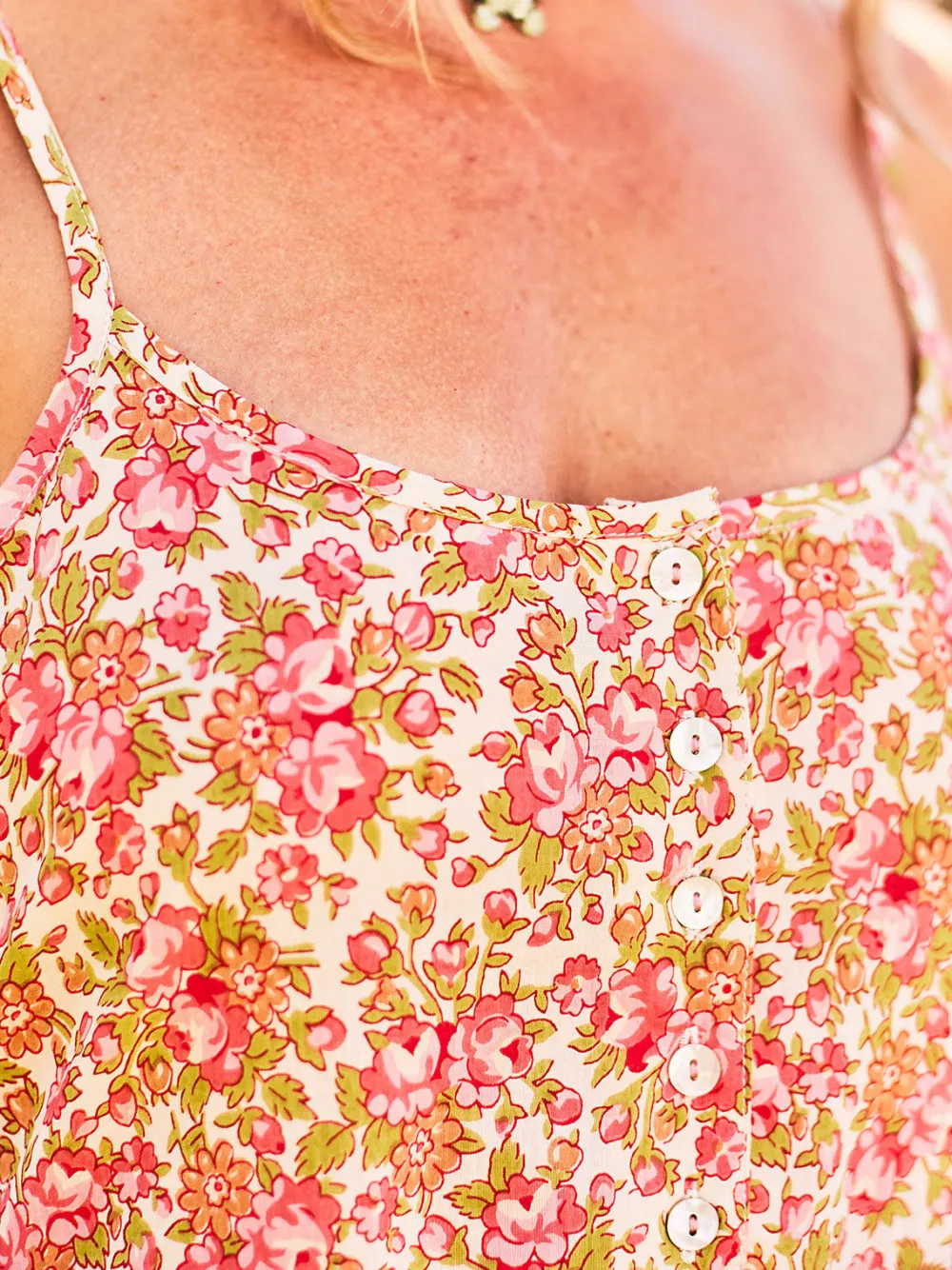 April Cornell Robes, Nightgowns & Dresses|Brooke Sundress (Soft Coral)