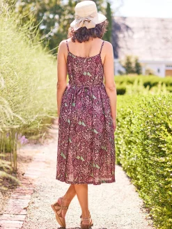 April Cornell Robes, Nightgowns & Dresses|Butterfly Vine Sundress (Fig)