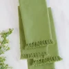 April Cornell Cotton Napkins|Essential Cotton Green Napkins