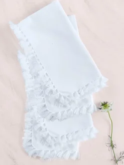 April Cornell Cotton Napkins|Essential Cotton White Napkins