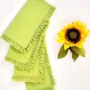 April Cornell Cotton Napkins|Essential Light Green Napkins
