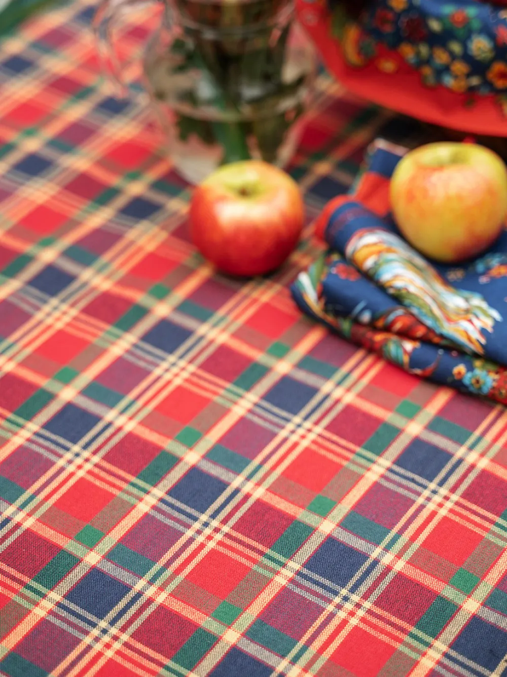 April Cornell Tablecloths|Farmhouse Plaid Tablecloth, 60" x 90"