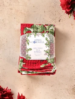 April Cornell Tea Towels|Holly Song Tiny Towel Bundle
