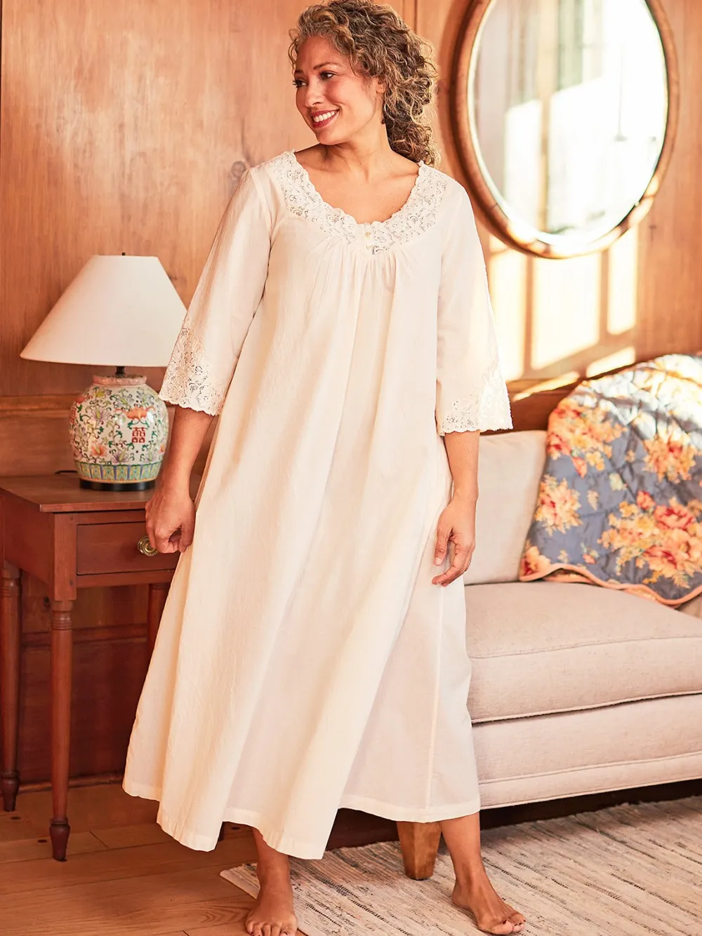 April Cornell Robes, Nightgowns & Dresses|Jasmine Nighty