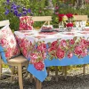 April Cornell Tablecloths|La Vie En Rose Blue Tablecloth, 60" x 90"