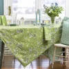 April Cornell Tablecloths|Music Tablecloth in Jade, 60" x 90"