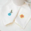 April Cornell Cotton Napkins|Rooster Embroidered Tea Napkins