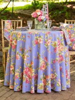 April Cornell Tablecloths|Rosemary Periwinkle 88
