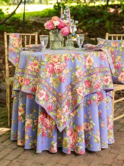 April Cornell Tablecloths|Rosemary Periwinkle 88