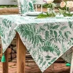 April Cornell Tablecloths|Spring Green Tablecloth, 48" x 72"