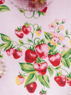 April Cornell Tablecloths|Strawberry Basket Tablecloth (Sorbet), 60" x 90"