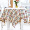 April Cornell Tablecloths|Sunwashed Plaid Square Tablecloth