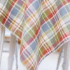 April Cornell Tablecloths|Sunwashed Plaid Tablecloth, 60" x 90"