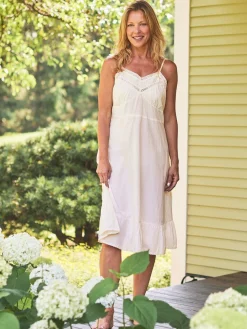 April Cornell Robes, Nightgowns & Dresses|Valerie Slip Ecru
