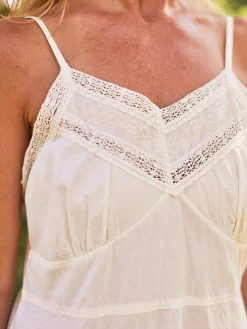 April Cornell Robes, Nightgowns & Dresses|Valerie Slip Ecru