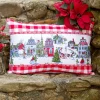 April Cornell Throws & Pillows|Victorian Christmas Cushion
