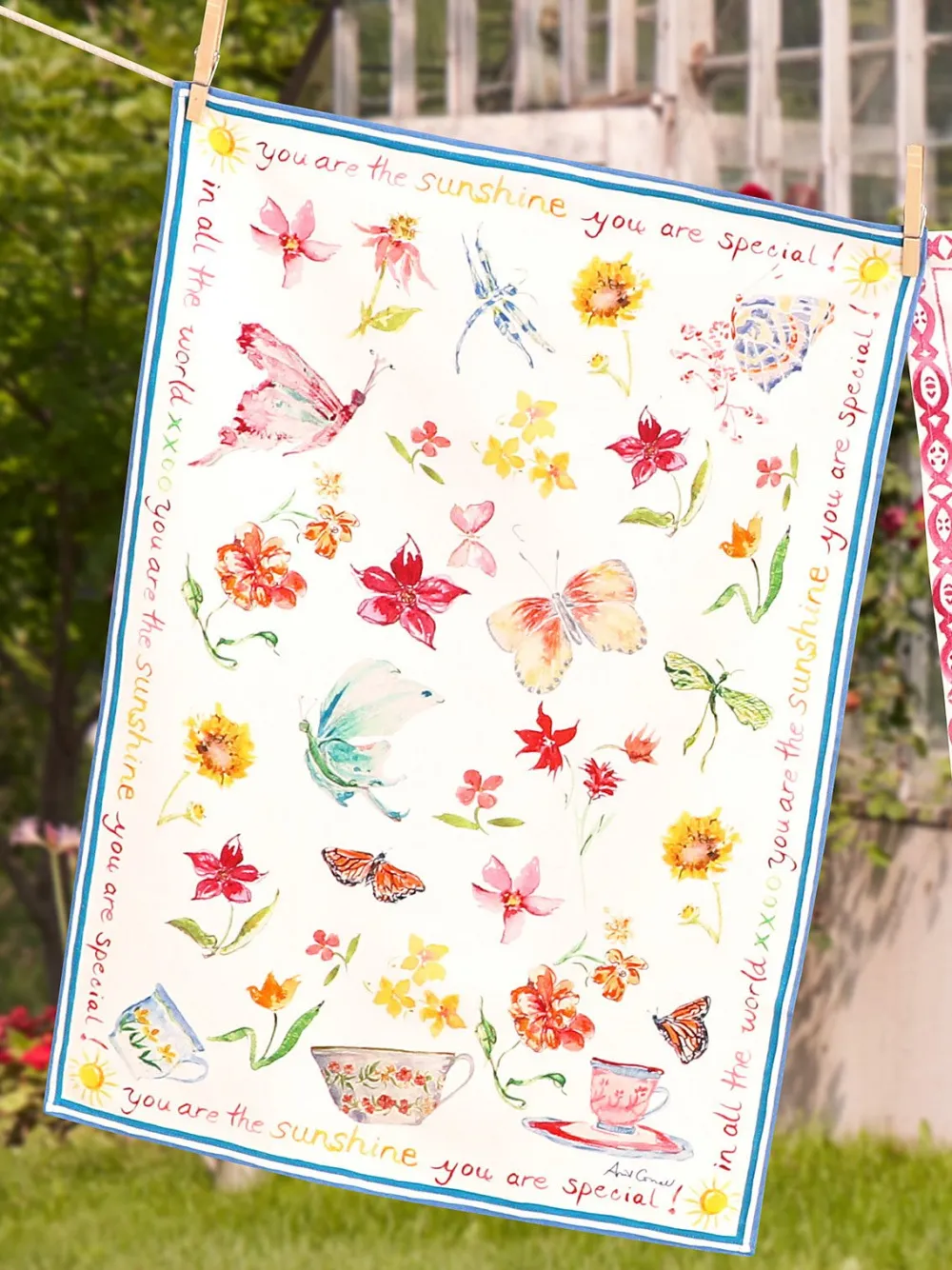 April Cornell Tea Towels|You Are Special Tea Towel