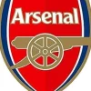 Football Clubs|Souvenirs|Arsenal Football Club Large Sticker
