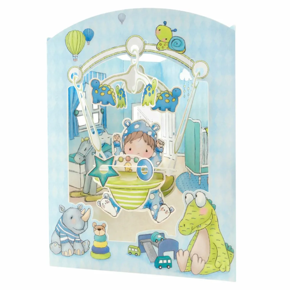 Greeting Cards|Baby Boy Swing Card
