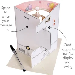 Greeting Cards|Baby Girl Swing Card