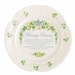 Belleek Belleek Pottery|Classic Marriage Blessing Plate