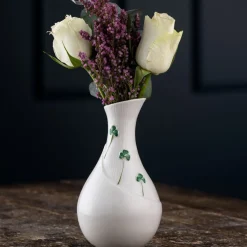 Belleek Vases|Belleek Pottery|Classic Shamrock Meadow 6" Vase