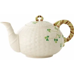 Belleek Belleek|Teapots|Classic Shamrock Teapot