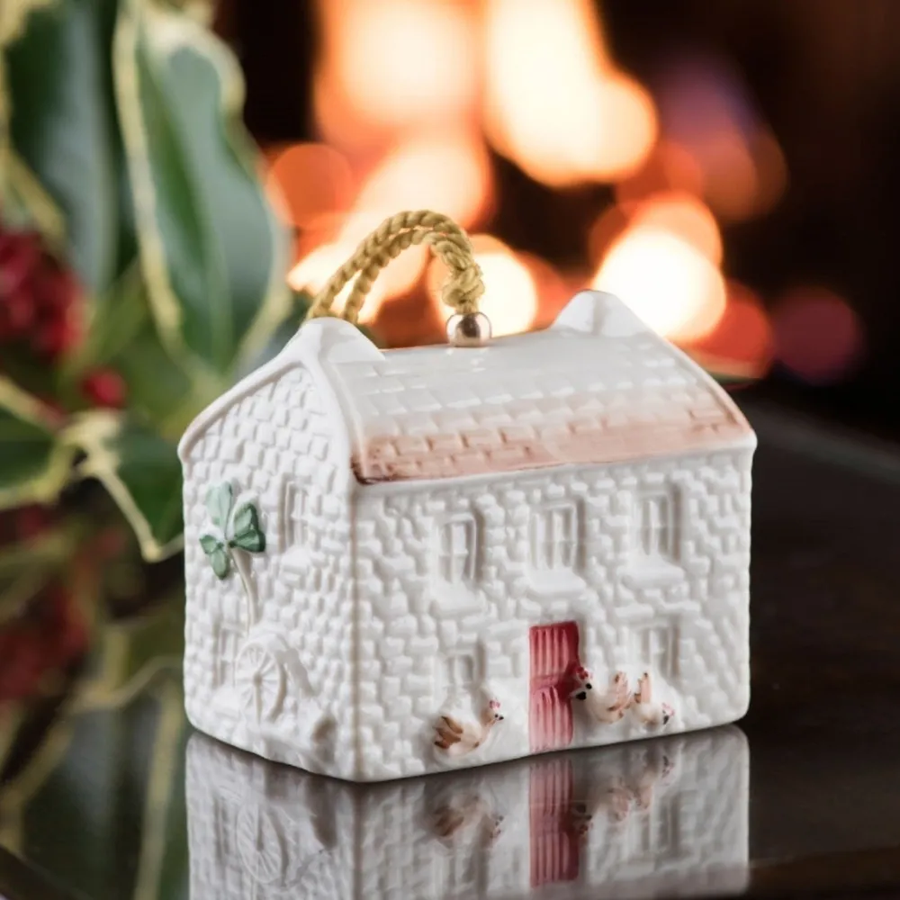 Belleek Belleek Pottery|Kerry Farmhouse Ornament