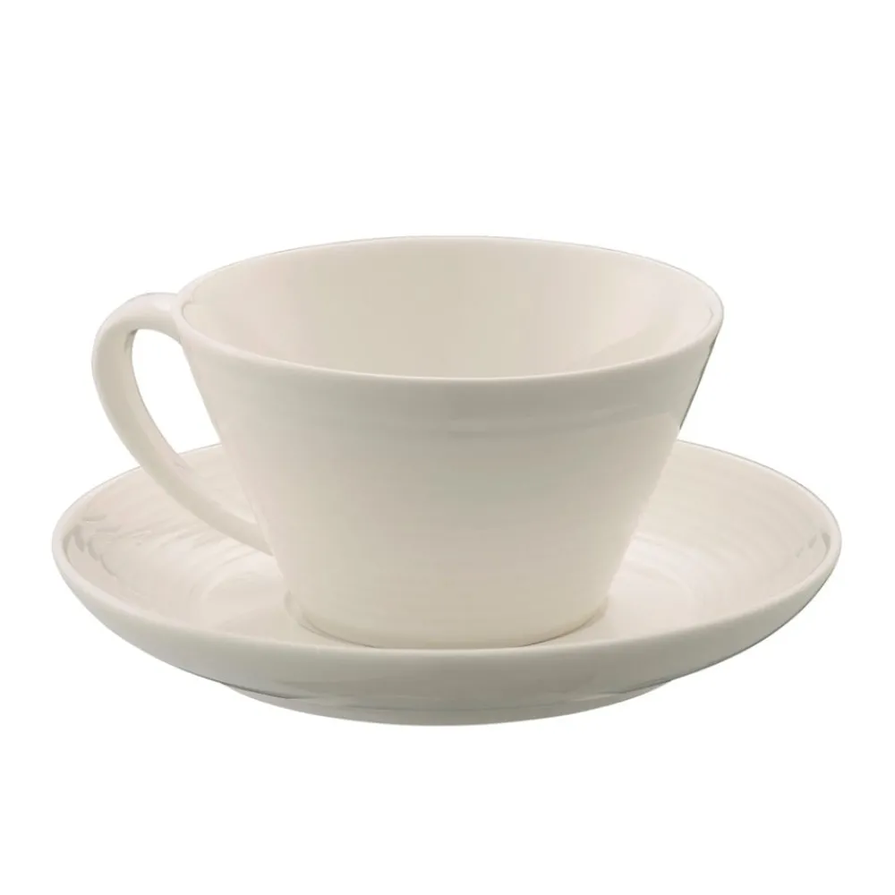 Belleek Belleek|Teacups & Saucers|Living Ripple Teacup & Saucer
