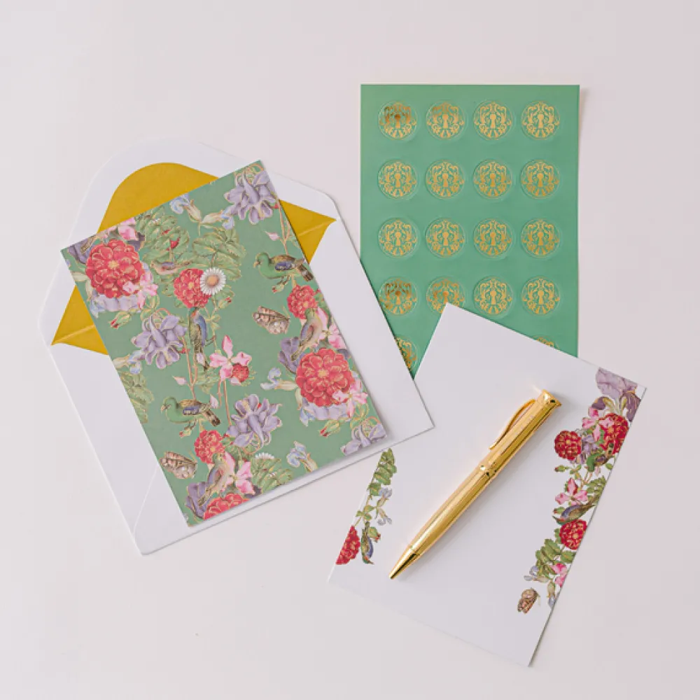 Journals & Other Stationery|Bird Menagerie Illumination Luxury Stationery Set