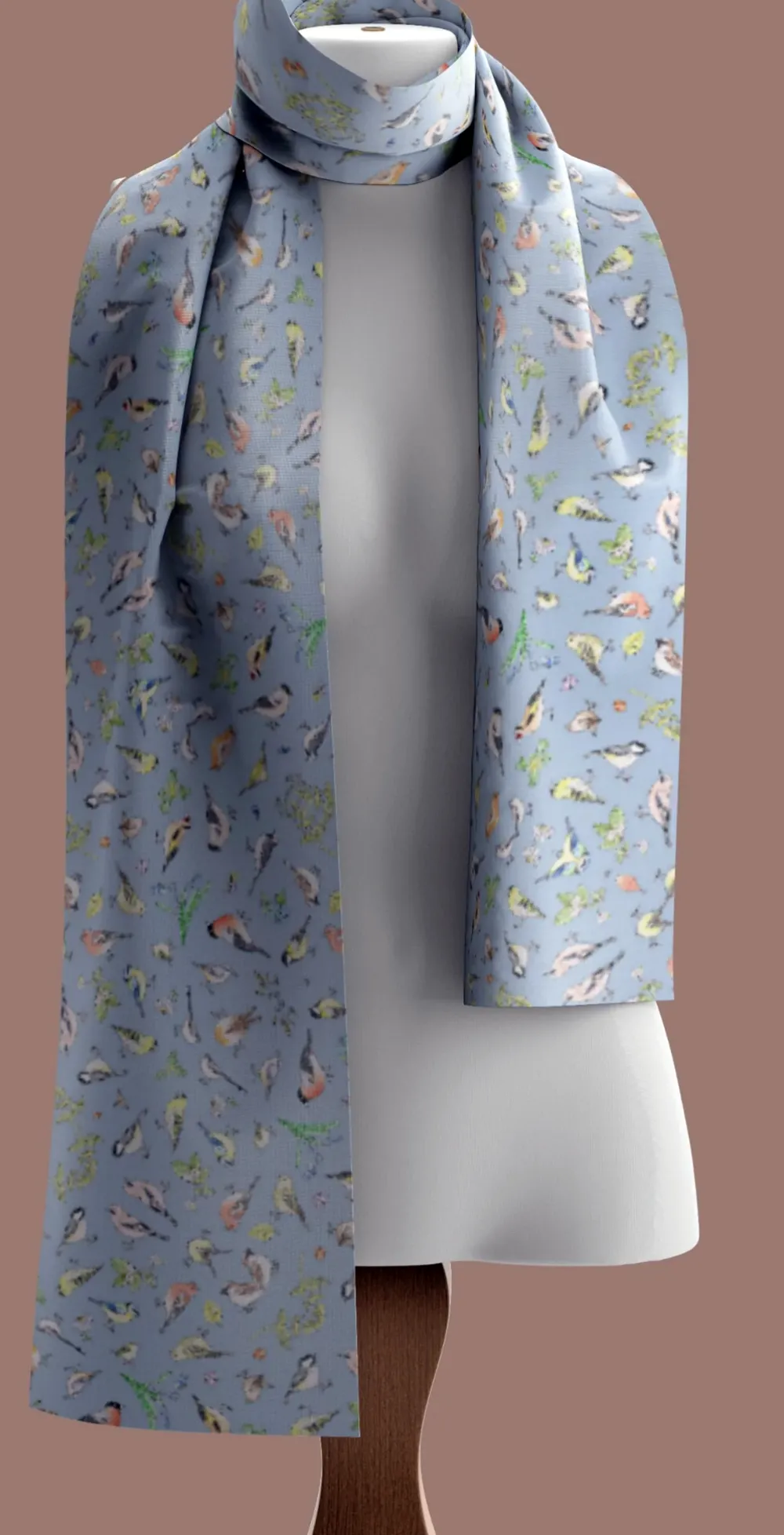 Scarves & Wraps|Birds Recycled Bottle Scarf