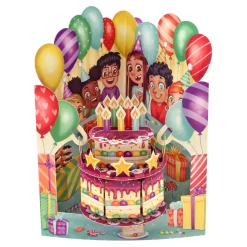 Greeting Cards|Birthday Cake Swing Card