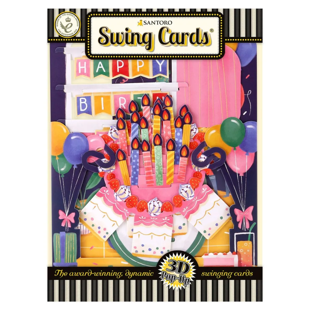 Greeting Cards|Birthday Celebration Swing Card