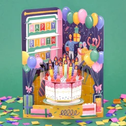 Greeting Cards|Birthday Celebration Swing Card