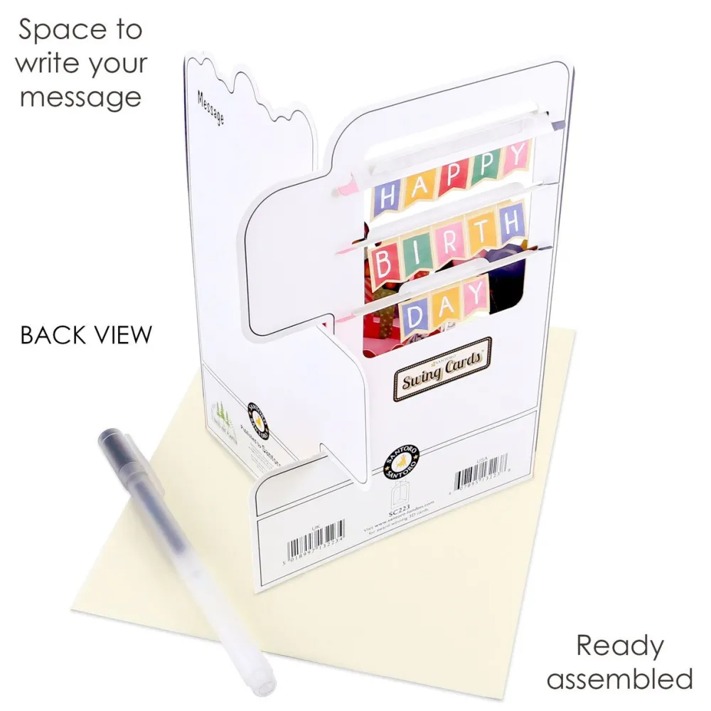 Greeting Cards|Birthday Celebration Swing Card