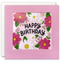 Greeting Cards|Blooming Birthday Card