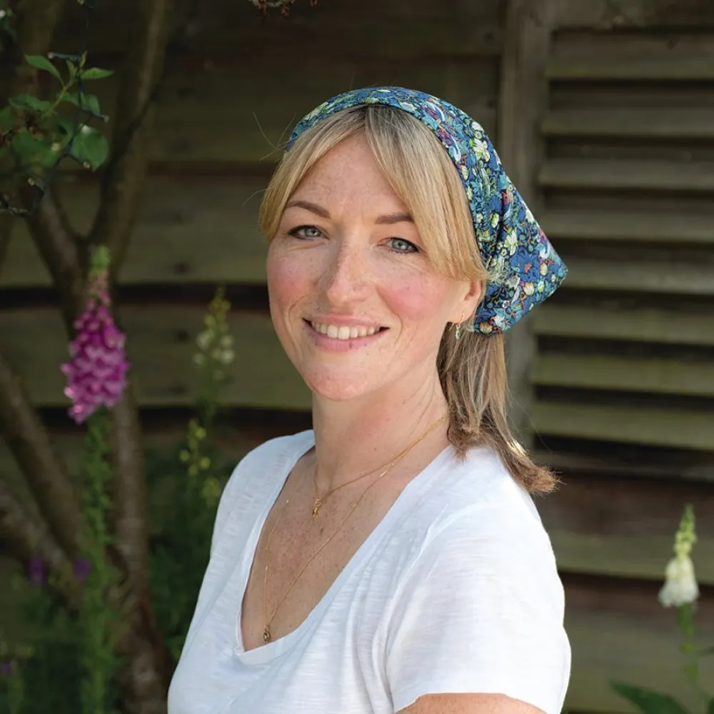 Handkerchiefs|Scarves & Wraps|Blue Strawberry Thief Square Bandana