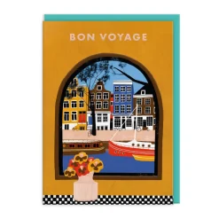 Greeting Cards|Bon Voyage Amsterdam Leaving Greeting Card