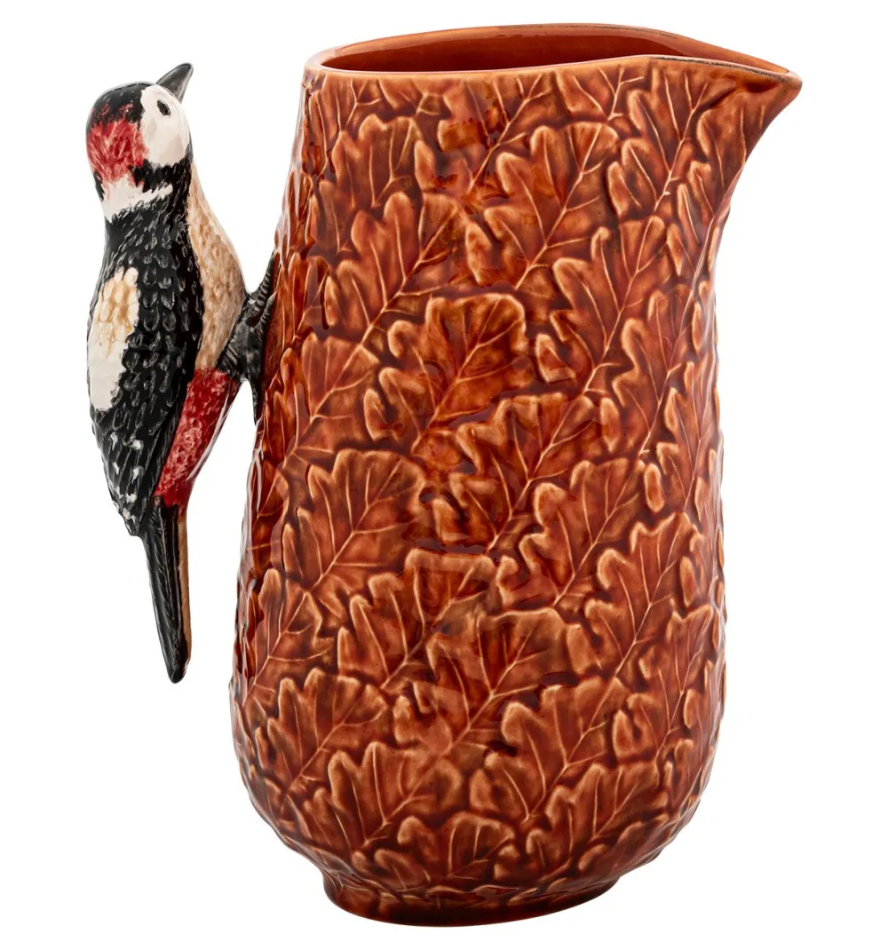Bordallo Pinheiro Bordallo Pinheiro|x Claudia Schiffer Gudrun Woodpecker Medium Pitcher