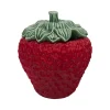 Bordallo Pinheiro Storage Jars|Bordallo Pinheiro|Strawberry Large Jar
