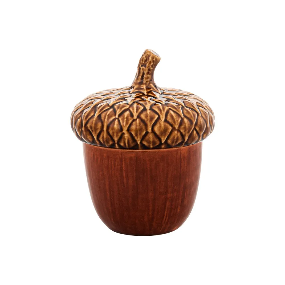Bordallo Pinheiro Home Accents|Bordallo Pinheiro|x Claudia Schiffer Gudrun Small Acorn Box
